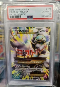 Pokemon Mega Altaria EX PSA 10 #121 XY Fates Collide 2016 Full Art - Picture 1 of 2