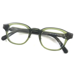 Moncler ML5184-D 096 Green Round Plastic Optical Eyeglass Frame 46-22-145 - Picture 1 of 3