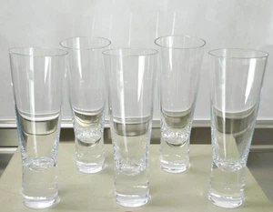 Iittala Aarne Arne Champagne Glass Crystal Long Tumbler Set of 5 Used from Japan - Picture 1 of 1