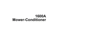 John Deere 1600A Mower Conditioners TM1571 Technical Manual PDF on USB - Picture 1 of 16