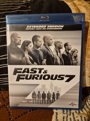 Fast and Furious 7 - Diesel, Walker, Johnson, Statham - Blu-ray Extended Edition - Bild 1 von 2