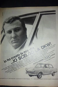 # ADVERTISING PUBBLICITA' AUTO UNION DKW 1964 VEDI ALTRE DISPONIBILI - Foto 1 di 5