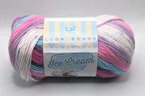 Hilo de la marca Lion * 923-216Q-1021 hilo de helado para bebé * ondulación de frambuesa * NUEVO - Imagen 1 de 4
