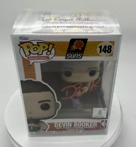 Ologramma NBA NBA firmato Devin Booker autografato Funko Pop Phoenix Suns con COA - Foto 1 di 4