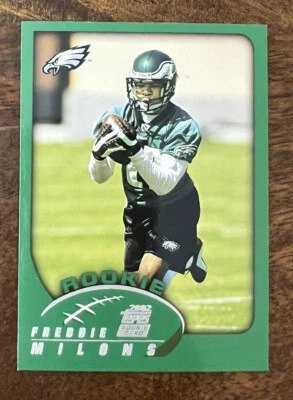 2002 Topps #347 Freddie Milons Rookie Football Card - Image 1 of 2