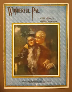 1919 Wonderful Pal Vintage Piano Sheet Music by Maceo Pinkard - Picture 1 of 3