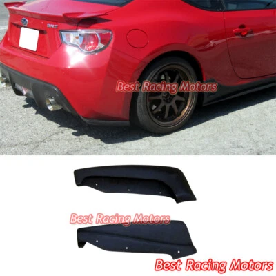 For 2012-2016 Scion FR-S / 2012-2021 Subaru BRZ CS Style Rear Bumper Aprons (PU) - Image 1 of 2