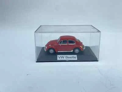 MODELLINO AUTO VOLKSWAGEN BEETLE ROSSO - EDICOLA - SCALA 1:43 - Immagine 1 di 2