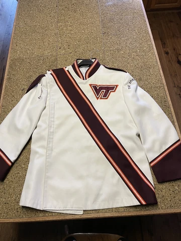 Vintage Virginia Tech Marching Band Uniform Jacket Pants Hat Freshly Dry Cleaned Cover