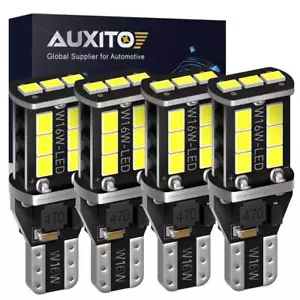 4X AUXITO 921 LED Reverse Back Up Light Bulb for Nissan Subaru Hyundai T15 6000K - Foto 1 di 10