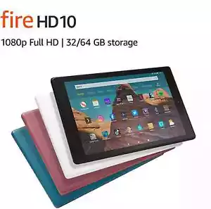 Original Amazon Fire HD 10 (2019) 32GB 2GB RAM Wi-Fi 10.1" Android Tablet - Picture 1 of 7