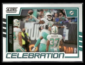 2022 Score #C-JW Jaylen Waddle Celebration Miami Dolphins - Picture 1 of 2