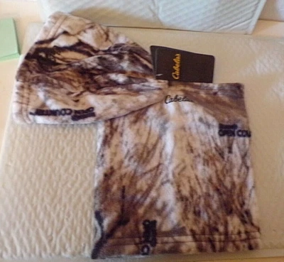CABELAS ORIGINAL FLEECE BEANIE GAITER COMBO OPEN COUNTRY WINTER SNOW - Image 1 of 4