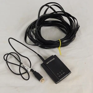 Netgear Universal WiFi Internet Adapter WNCE2001 Power Cable 25' CAT 6 Flat - Bild 1 von 6