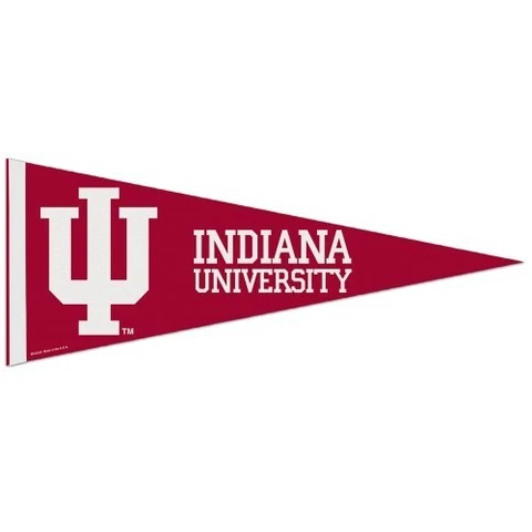 IU Indiana Hoosiers Premium Felt Pennant Cover