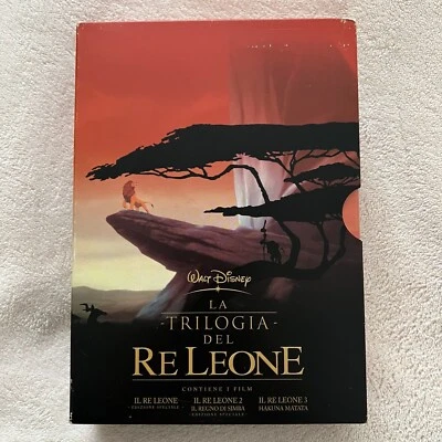 IL RE LEONE LA TRILOGIA Cofanetto DVD Edizione Da Collezione 5 Dischi - Immagine 1 di 2