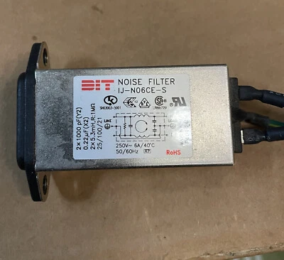 TV EMI Noise Filter IJ-N06CE-S - Image 1 of 2