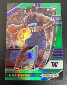 ISAIAH STEWART Prizm ROOKIE GREEN REFRACTOR SP Parallel Variation RC - Picture 1 of 2