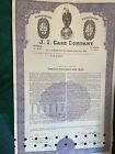 1965 J.I. CASE certificat stock de société