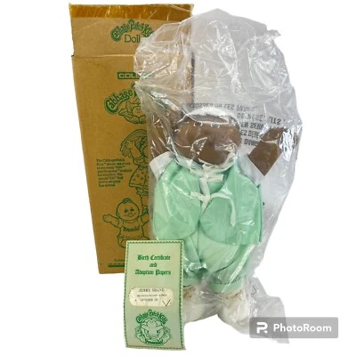 Muñeca Cabbage Patch Kids 1985: con caja 3872 Jerry Shane Boy Foto 1 de 4