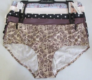 Carrie Amber Intimates Women's 5 Pair Pack So Smooth Bonded Edge Hipsters Size1X - Picture 1 of 2