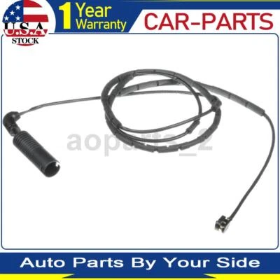HOLSTEIN Rear Brake Pad Wear Sensor Fits 2001 2002 2003 2004 2005 BMW 320i_AO - Image 1 of 4