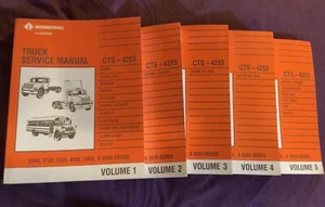 RARE! 1991 International Truck Service Manuals, Volumes 1-5 SET, Navistar - Picture 1 of 5