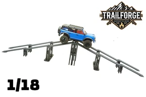 Trailforge Escala 1/18 RC Crawler Course Modular Up/Down Hill Rampa Triple Riser - Imagen 1 de 6