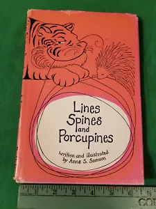 1969 Lines Spines and Porcupines Anne Samson hc dj illustrierte Erstausgabe - Bild 1 von 11
