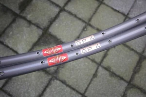 Rare 28 H MAVIC GP4 Tubular Rims Pair / Anthrazit / 28" / Felge Schlauchreifen - Picture 1 of 11