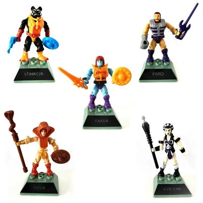 Мини-экшн-фигурка Mega Bloks Motu He-man Fisto Faker Teela Stinkor Evil-Lyn 2 дюйма - Изображение 1 из 4
