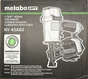 Metabo HPT/Hitachi NV45AB2 Coil Roofing Nailer Nail Gun NEW in Box