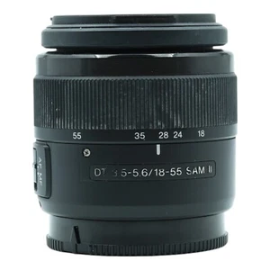 Sony DT 3.5-5.6 18-55Mm SAM II 18-55 Mm SAL18552 Alpha A Mount Zoom Lens - Picture 1 of 4