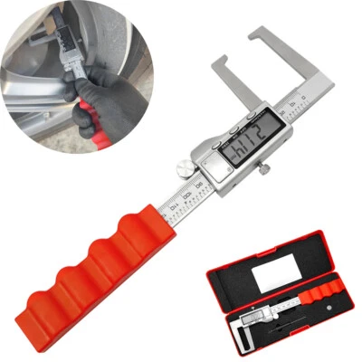 Pinza calibradora electrónica digital de disco de freno LCD de 13 mm x 38 mm pulgadas/mm/fracción Foto 1 de 4