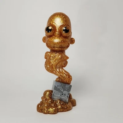 Kidrobot - Matt Groening - Mr. Sparkle (Gold Glitter) 2016 - Image 1 of 4