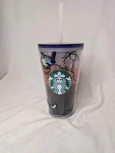 Starbucks 2022 Fall Halloween Ravens Perch Glow In The Dark 16 oz Tumbler  - Bild 1 von 8