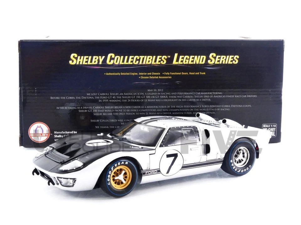 SHELBY COLLECTIBLES 1/18 - FORD GT 40 MK II - LE MANS 1966 SHELBY404 - Image 1 of 1