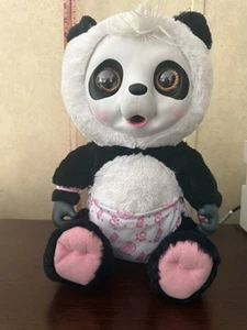 Animal Babies Crunchy Munchy Baby Panda Deluxe Electronic Plush Interactive Toy - Picture 1 of 6