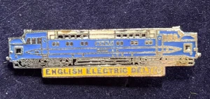 ENGLISH ELECTRIC DELTIC ENGINE LOCOMOTIVE PIN BADGE - Picture 1 of 3
