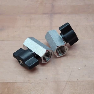Lot of 2 - S34 3/8 CW617N Flow Valve, 200-CWP PN15, 07 18 - NEW - Picture 1 of 7