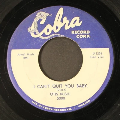 OTIS RUSH: i can't quit you baby / sit down baby COBRA 7" Single 45 RPM - Image 1 of 2