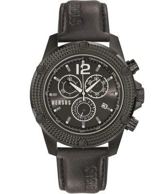 Versus by Versace Men's SOC030014 AVENTURA Chronograph Quartz Leather Watch - Image 1 of 4