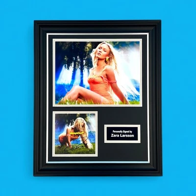 Zara Larsson Signed Midnight Sun Photo Framed & COA Music Autograph Auto Poster - Image 1 of 4