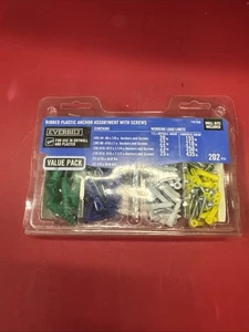 (202 Stück) Everbilt Rippenanker Pack mit Schraube Kunststoff 4-#16 x 7/8" - 1-1/2" - Bild 1 von 3