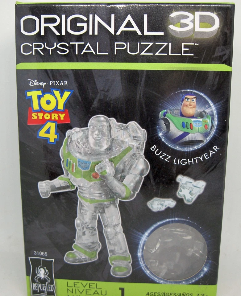 Rompecabezas de cristal 3D BePuzzled-Disney/Pixar Toy Story 4 Buzz Lightyear Foto 1 de 4
