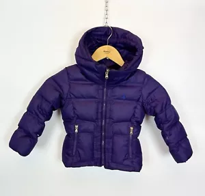 Chaqueta amortiguadora de invierno Polo Ralph Lauren niños niñas pato para 4 años púrpura - Imagen 1 de 8