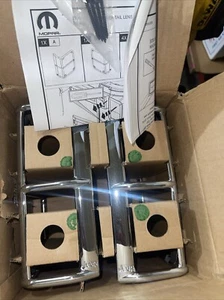 2007-2018 Jeep Wrangler JK Rear Taillamp Guards Set of 2 CHROME MOPAR OEM NEW - Picture 1 of 5