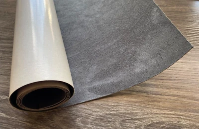 Клейкая СЕРАЯ МИКРОЗАМША 36 «X 12» РУЛОН ЛЕНТЫ - ТЕНИ КОРОБКА ПОДКЛАДКА ПОДКЛАДКА РУКОДЕЛИЕ - Изображение 1 из 3