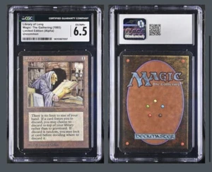 Library Of Leng Alpha CGC 6.5 1993 Magic The Gathering Magic The Gathering Magic The Gathering - Imagen 1 de 1