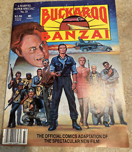 MARVEL SUPER SPECIAL #33 BUCKAROO BANZAI MOVIE ADAPTATION MARVEL MAGAZINE 1984